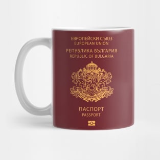 Bulgaria passport Mug